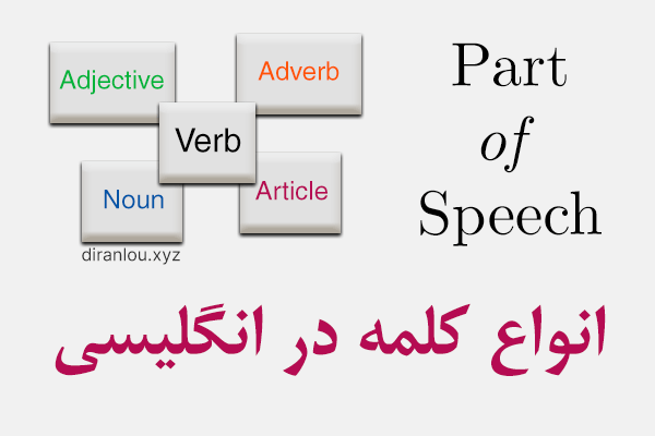 انواع کلمه در انگلیسی Part of Speech