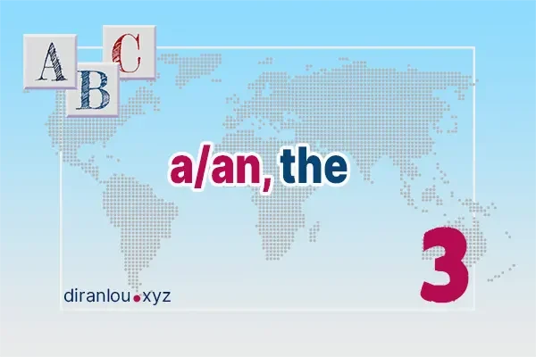حرف تعریف a/an, the